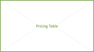 temp pricing table