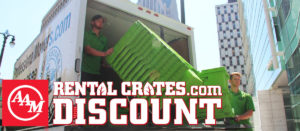 AAM Rental Crates Discount Header Image