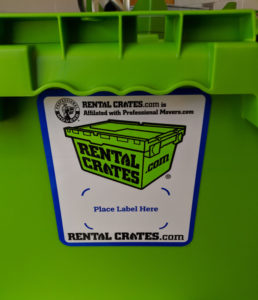 New Rental Crates Releasable Label