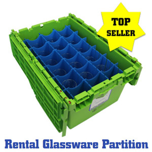 Rental Glassware Partition Slider